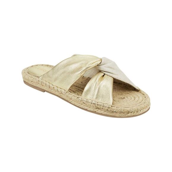 AEROSOLES Shoes - AEROSOLES Womens Gold 1/2" Platform Core Paramus Platform Slip On Shoes 10